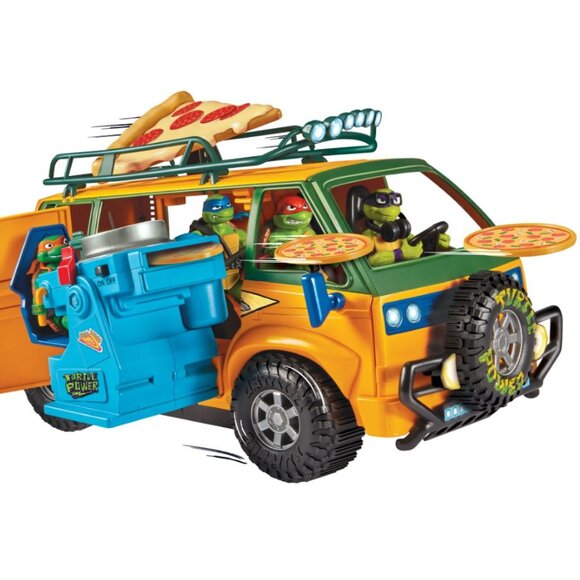 Teenage Mutant Ninja Turtles TMNT Pizza Deliver Van Vehicle Toy Car Mutant Mayhe - Picture 8 of 16